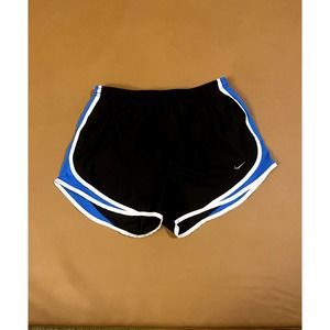 Women's Nike DriFit Shorts Size Medium Black/Blue